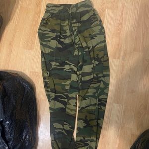 SOLD! Camo/Camouflage Green Sweatpants/ Joggers
